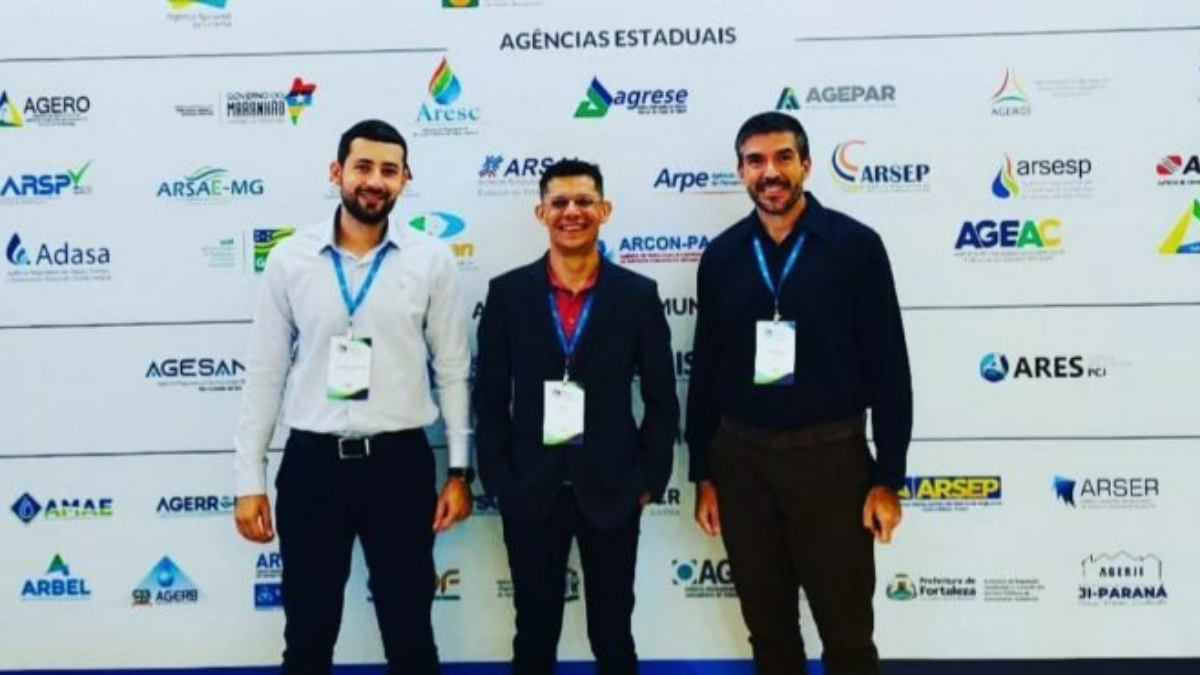 Equipe Técnica da AMAE, participa do principal congresso nacional de regulação.