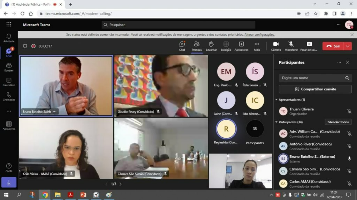 AMAE realizou Audiência Pública Virtual