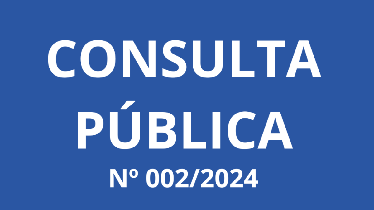 Consulta Pública 02/2024 da AMAE.