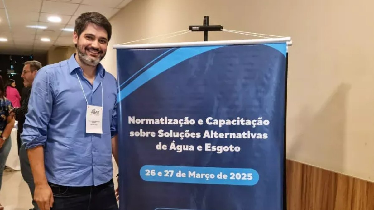 Coordenador da AMAE participa de treinamento sobre soluções alternativas para abastecimento de água e esgotamento sanitário