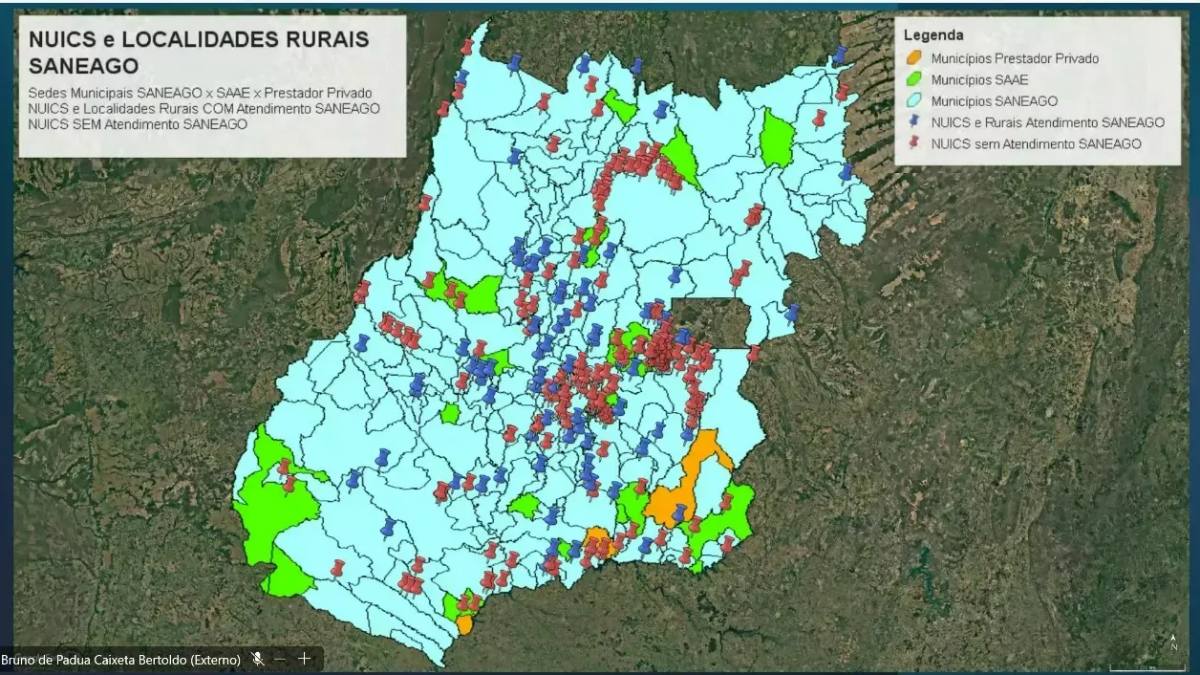 Reunião entre Agências Reguladoras, SEINFRA-GO e FUNDACE discute Indicadores de Universalização do Saneamento