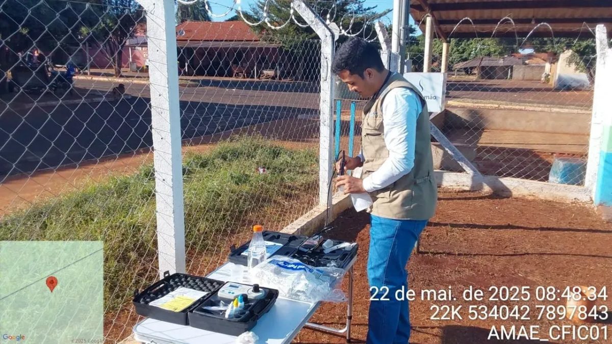 AMAE realiza Campanha de Avaliação da Qualidade da Água em São Simão