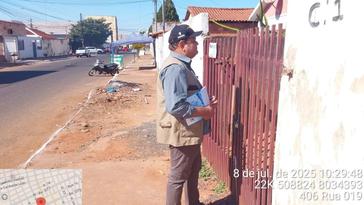Ação de educação ambiental no Bairro Popular