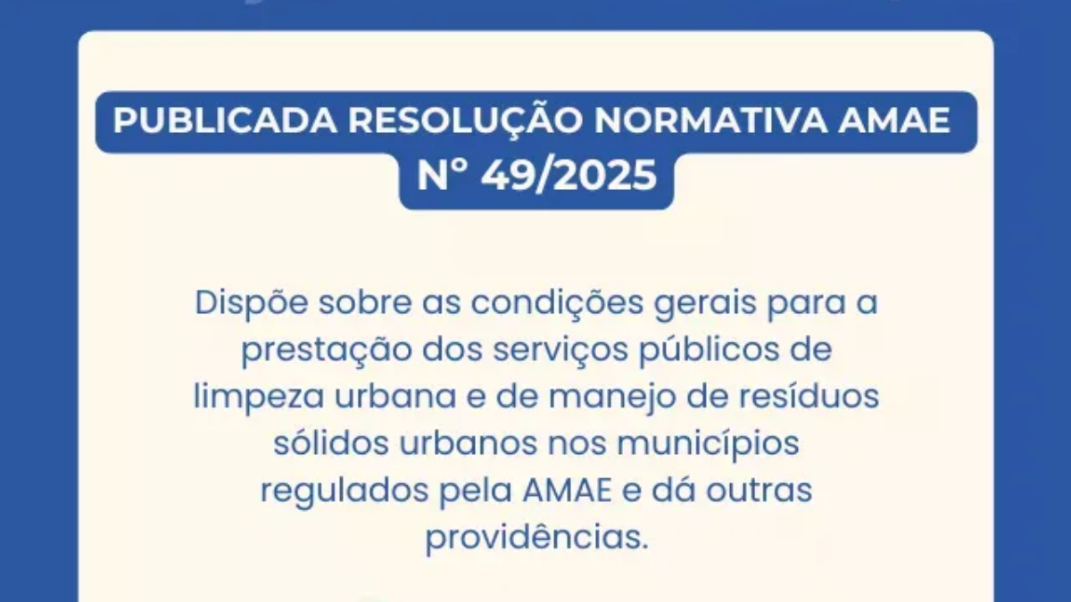 Publicada a Resolução Normativa nº 49 da AMAE