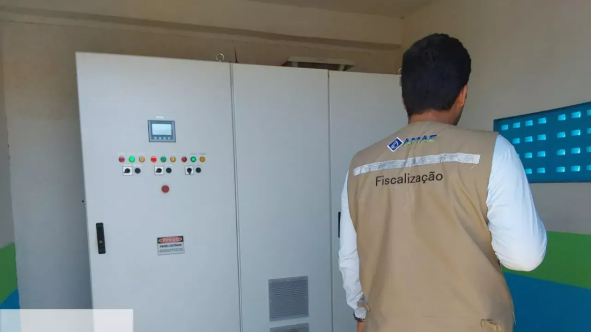 AMAE realiza fiscalização no Sistema de Abastecimento de Água de São Simão