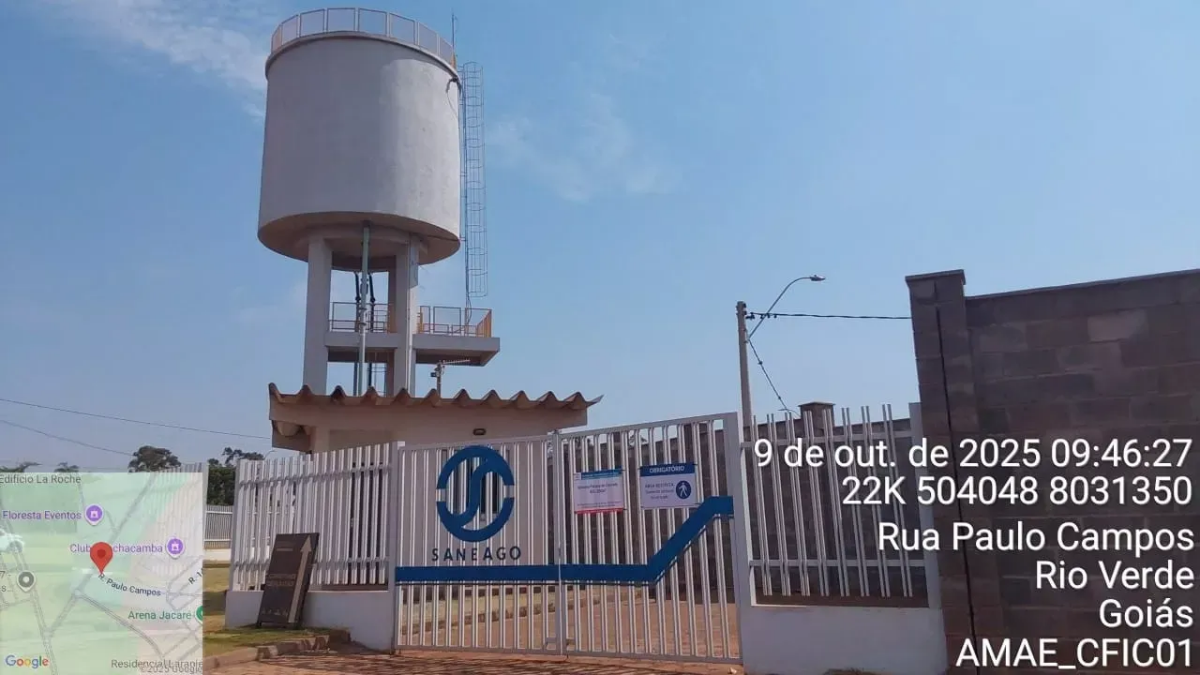 Fiscalização Programada em Rio Verde - Reservatórios de Água Tratada