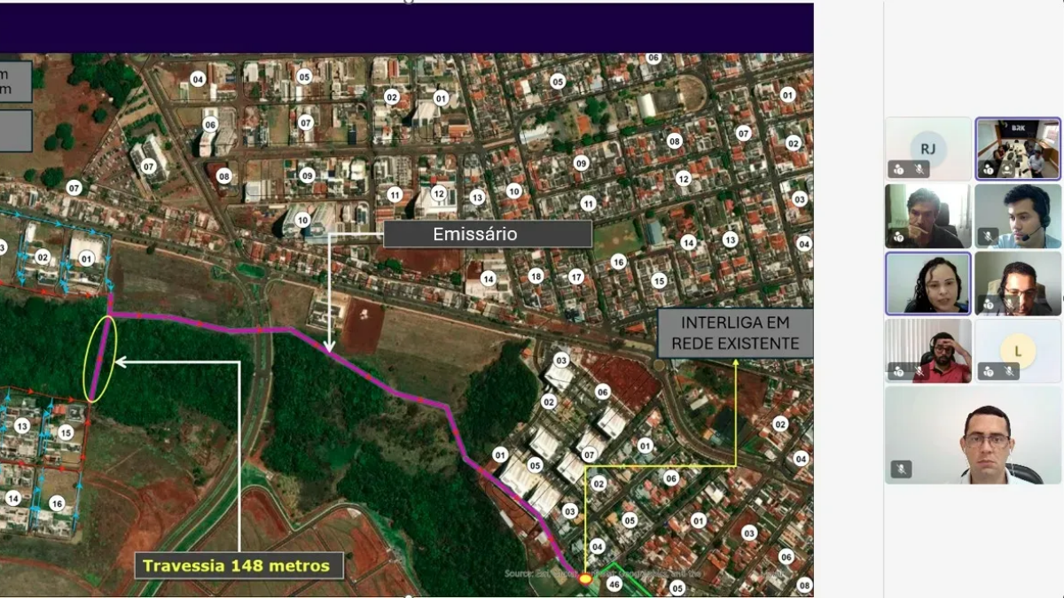Reunião em prol da expansão dos serviços de esgotamento sanitário em Rio Verde