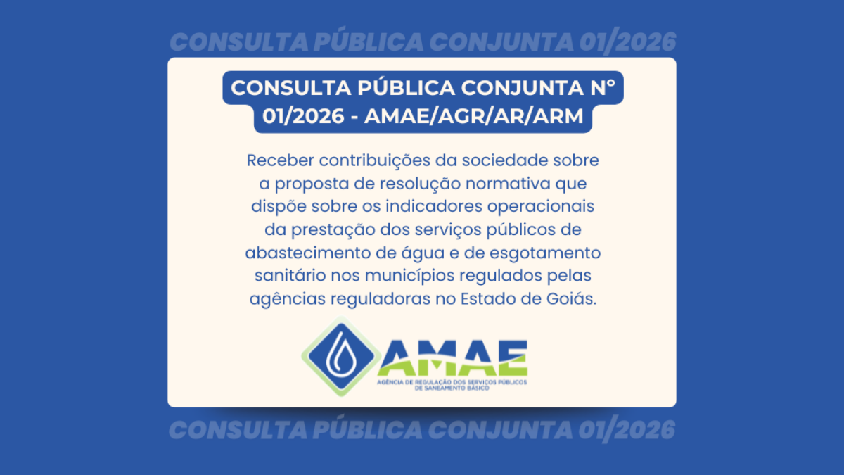 Consulta Pública Conjunta nº 01/2026 - AMAE/AGR/AR/ARM