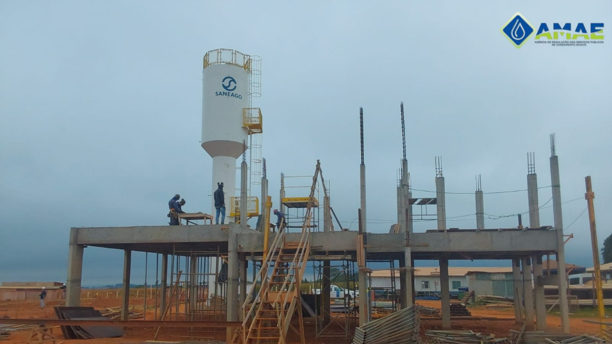 AMAE realiza fiscalização programada nas obras da ETA e Captação Rio Verdinho