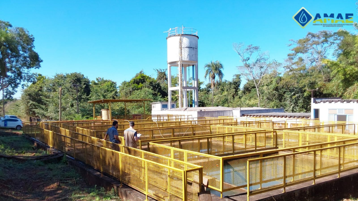 AMAE realiza fiscalização no sistema de abastecimento de água e esgotamento sanitário de Quirinópolis - GO